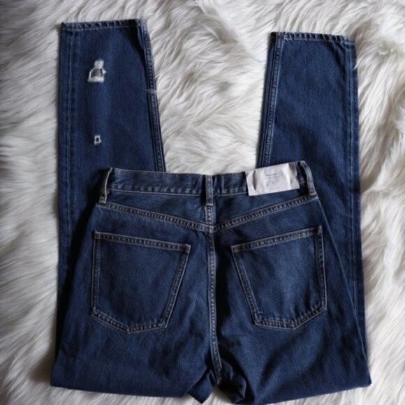 NWT Anthropologie M.i.H High Rise Vintage Style Distressed Cropped Jeans Size 25 - Picture 7 of 11
